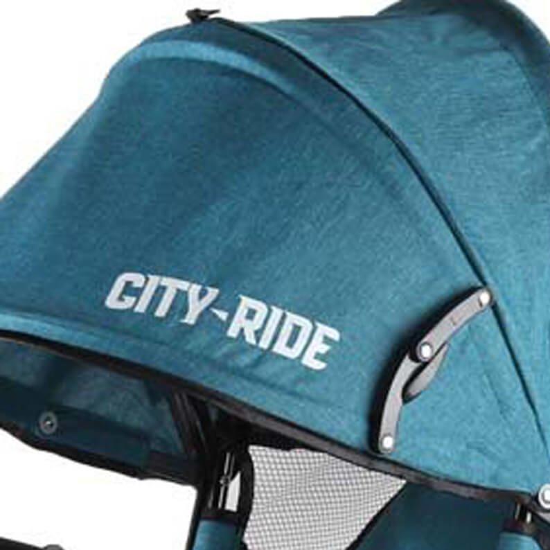 Трехколесный велосипед с ручкой City Ride COMFORT 05TQ бирюзовый - фото 2 - id-p180417250