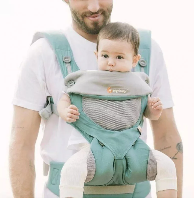 Рюкзак-кенгуру Ergo Baby 360 Baby Carrier. Цвет - СИРЕНЕВЫЙ - фото 5 - id-p180462216