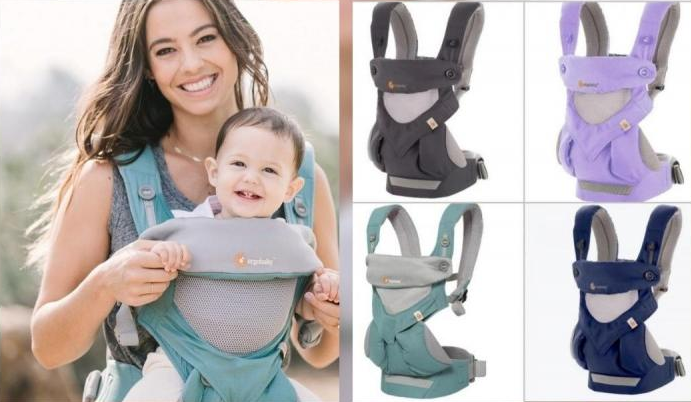 Рюкзак-кенгуру Ergo Baby 360 Baby Carrier. Цвет - СИРЕНЕВЫЙ - фото 7 - id-p180462216