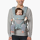 Рюкзак-кенгуру Ergo Baby 360 Baby Carrier. Цвет - СИРЕНЕВЫЙ, фото 9