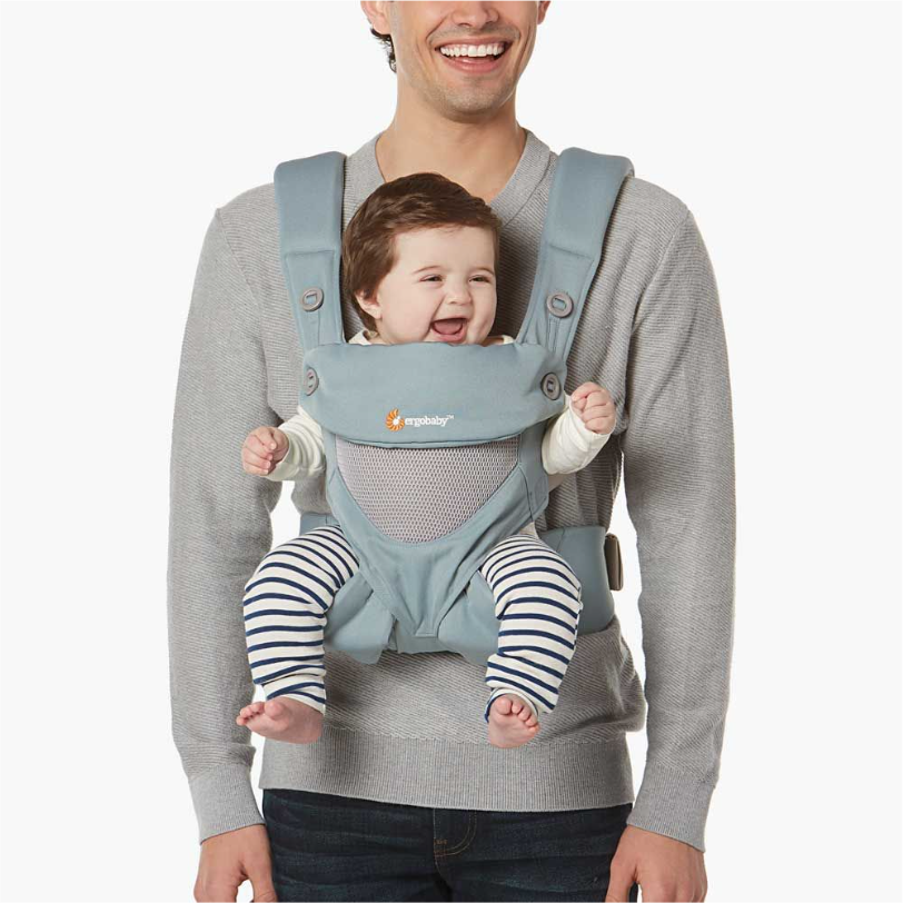 Рюкзак-кенгуру Ergo Baby 360 Baby Carrier. Цвет - СИРЕНЕВЫЙ - фото 9 - id-p180462216