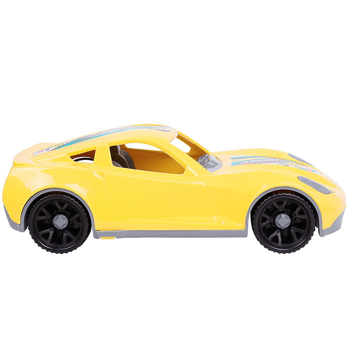 Машинка Turbo V жёлтая 18,5см - фото 3 - id-p180491914