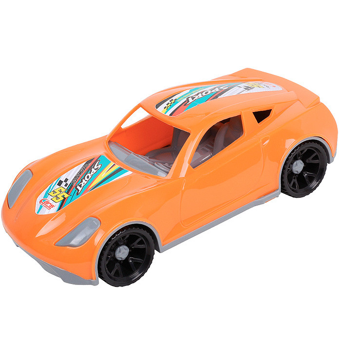 Машинка Turbo V оранжевая 18,5см, фото 1