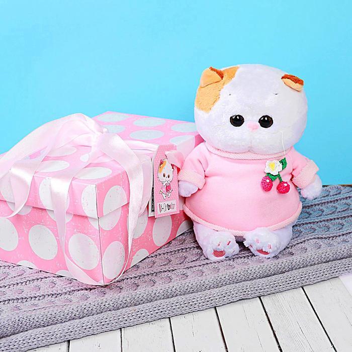 Мягкая игрушка «Кошечка Ли-Ли BABY», в толстовке, 20 см - фото 1 - id-p180509679