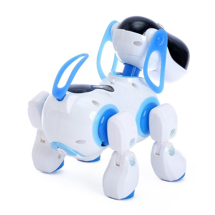 Робот радиоуправляемый, интерактивный «Киберпес Ки-Ки», русское озвучивание, световые эффекты, цвет синий - фото 2 - id-p180504776