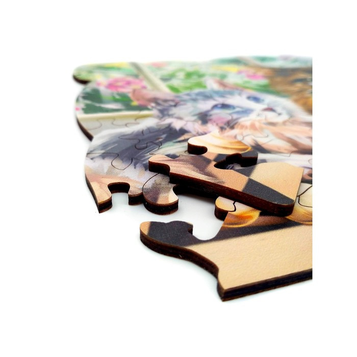 MIMI Puzzles Фигурный деревянный пазл, CHECKMATE - фото 4 - id-p180498857