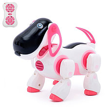 Робот-собака «Киберпёс Ки-Ки», радиоуправляемый, интерактивный, русское озвучивание, световые эффекты, цвет