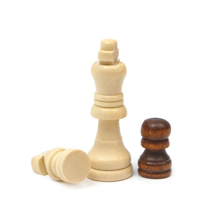 Настольная игра 3 в 1 "Узоры": нарды, шашки, шахматы, 29 х 29 см - фото 4 - id-p180510787