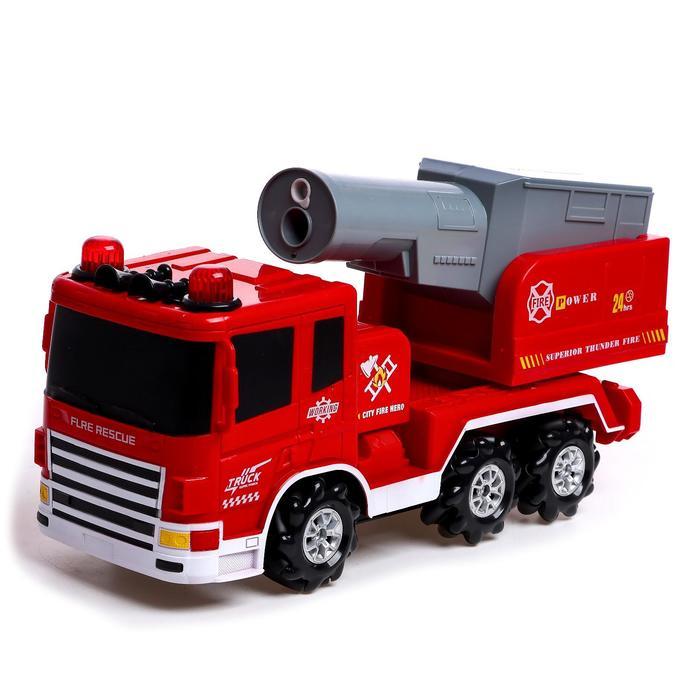 Машина радиоуправляемая «Пожарная служба», масштаб 1:14, 4WD, управление жестами, дымовая пушка - фото 3 - id-p180506859