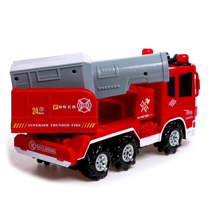 Машина радиоуправляемая «Пожарная служба», масштаб 1:14, 4WD, управление жестами, дымовая пушка - фото 5 - id-p180506859