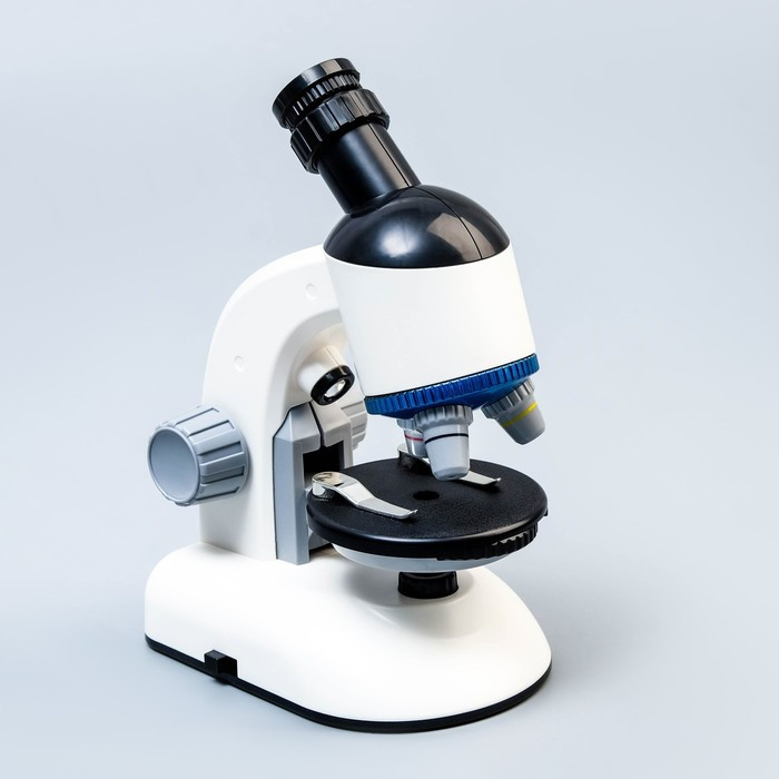 Микроскоп "Юный ученый" кратность до х1200, белый, подсветка - фото 3 - id-p180511881