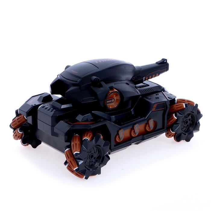 Танк радиоуправляемый Fighter, 4WD, управление жестами, стреляет гелевыми пулями, цвет чёрно-коричневый - фото 4 - id-p180506930
