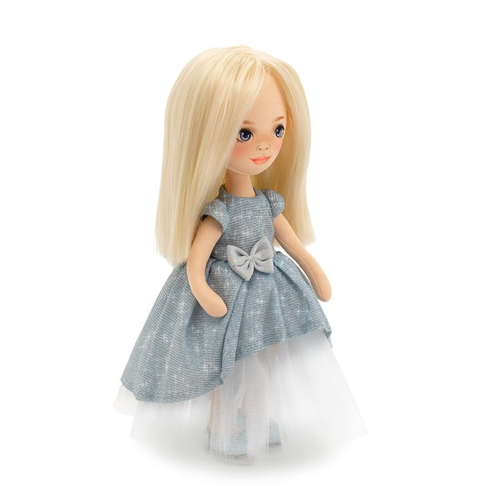 Мягкая кукла Mia «В голубом платье», 32 см - фото 4 - id-p180502118