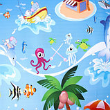 Коврик детский на фольгированной основе «Солнечный пляж», размер 177х145 см, фото 5