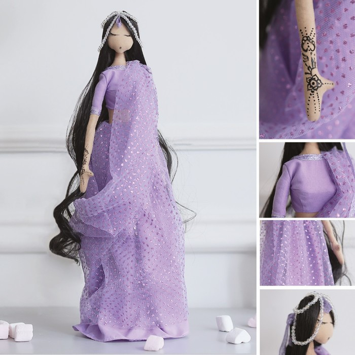 Набор для шитья. Интерьерная кукла «Жасмин», 43 см - фото 1 - id-p180512080