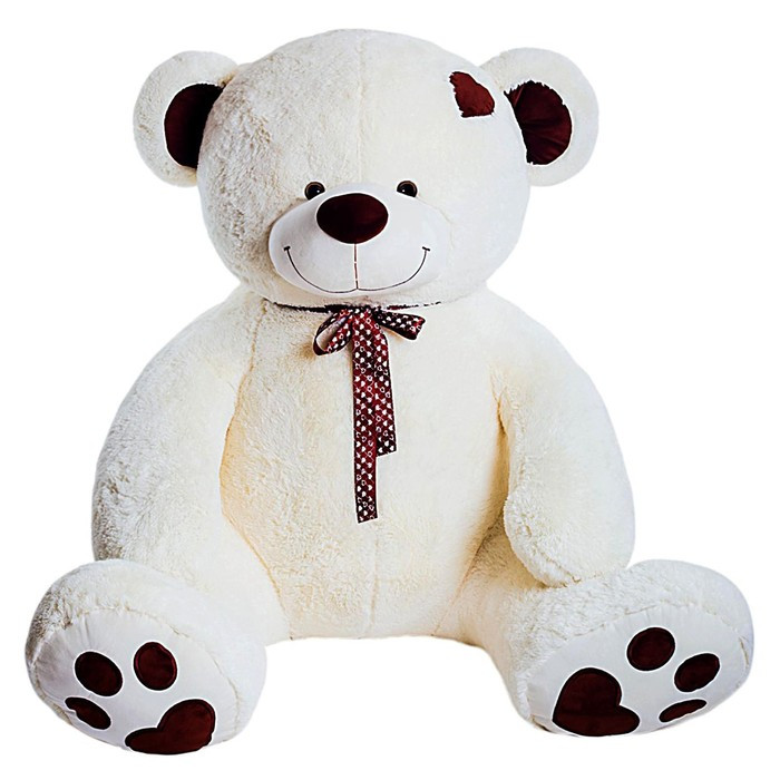 Мягкая игрушка «Медведь Тони», 90 см, цвет белый - фото 1 - id-p180510427