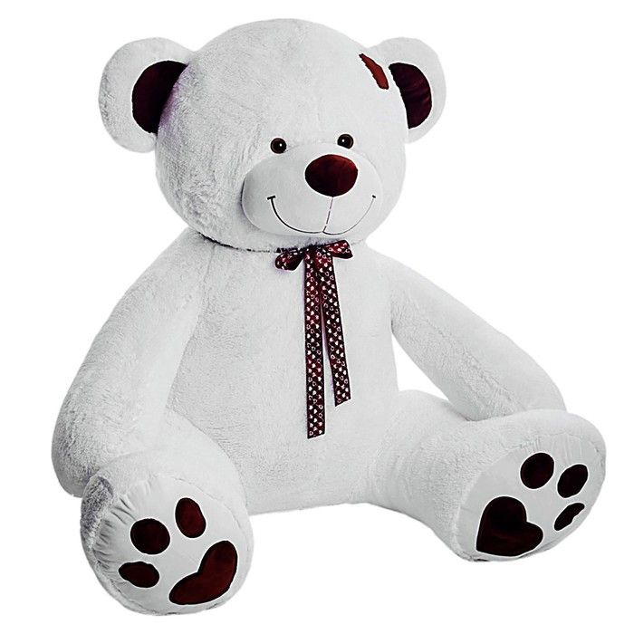 Мягкая игрушка «Медведь Тони», 90 см, цвет белый - фото 2 - id-p180510427