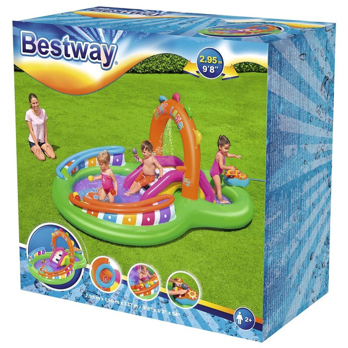 Игровой центр Sing 'n Splash, 295 x 190 x 137 см, 53117 Bestway - фото 7 - id-p180508600