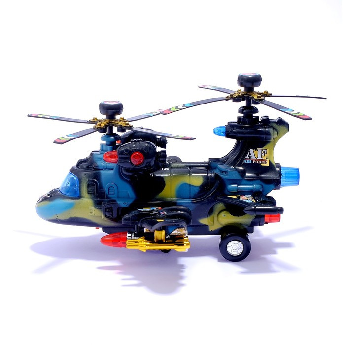 Вертолет «Воздушный бой», работает от батареек, световые и звуковые эффекты - фото 2 - id-p180505635