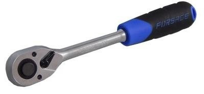 Трещотка реверсивная с резиновой ручкой 1/2"(L-260мм, 45зуб) Forsage F-80243 - фото 1 - id-p180512730