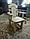 Кресло-трон садовое и банное рустикальное из дерева "Панское", фото 2
