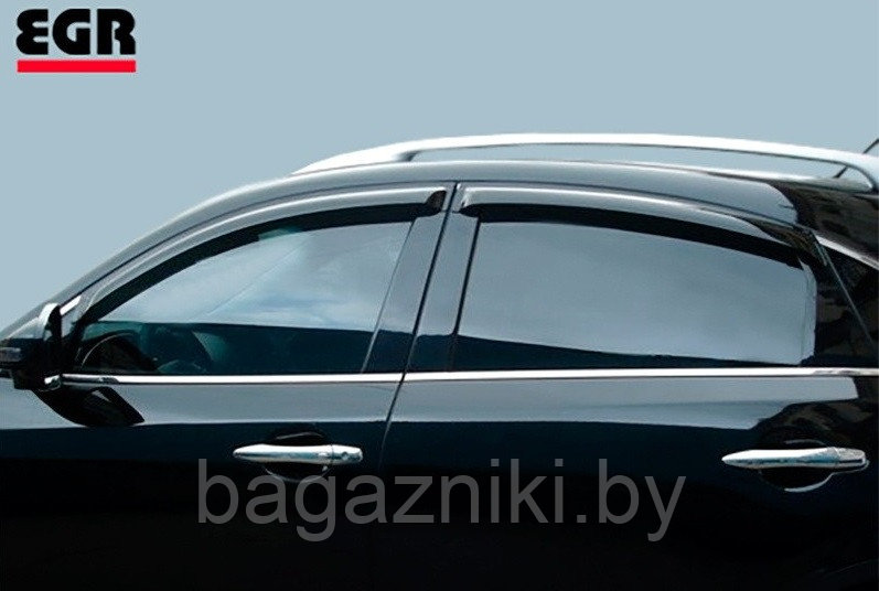 Ветровики клеящиеся EGR Infiniti FX 35/45 2003-2008. РАСПРОДАЖА