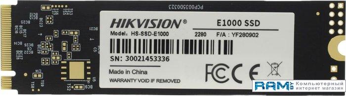 SSD Hikvision E1000 512GB HS-SSD-E1000/512G - фото 1 - id-p180529313