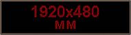 Светодиодное табло "Бегущая строка", 1920х480мм, цвет вывода информации красный