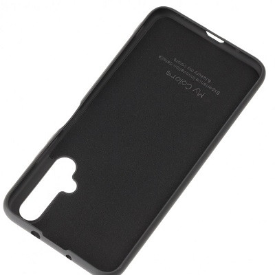 Силиконовый чехол Silicone Case черный для Huawei Honor 20 /Nova 5T - фото 3 - id-p180530139