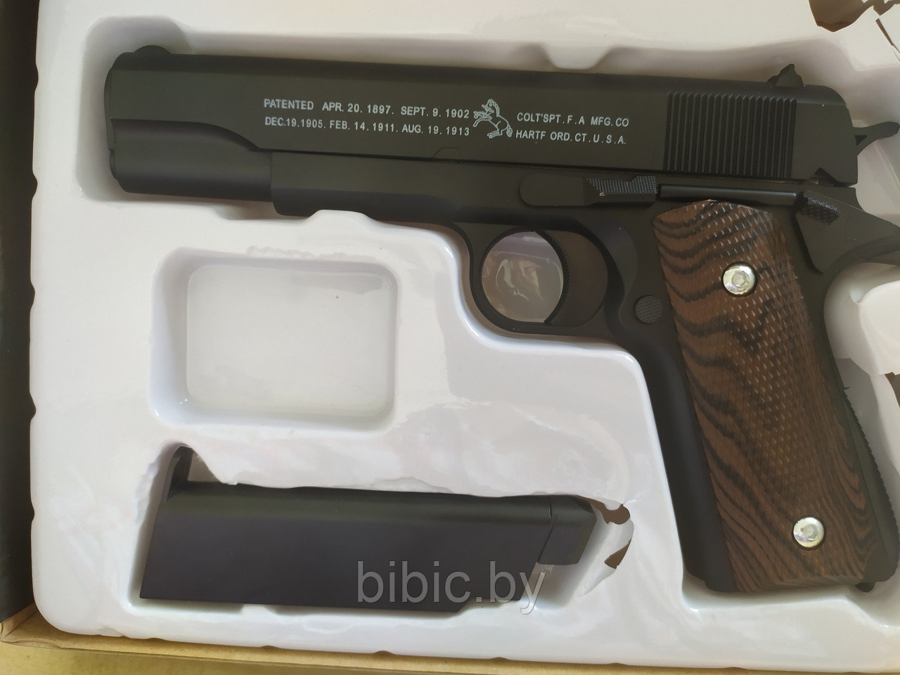 Детский пневматический пистолет металл C 1911A