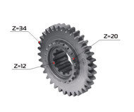 Шестерня 34 зуб.