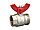 Кран шаровой с плоским уплотнением Ду20 G3/4 ВР x G1 НР Oventrop, фото 2