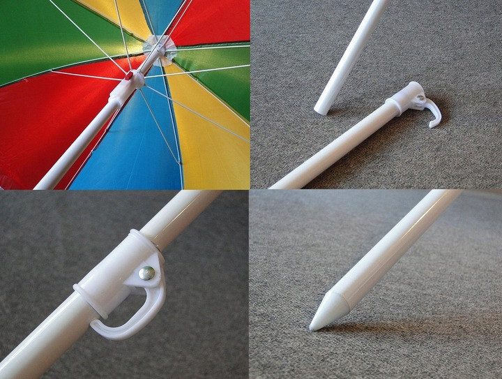 Зонтик пляжный складной h=180см (зонт от солнца) Relmax TLB011-2 - фото 2 - id-p180542292