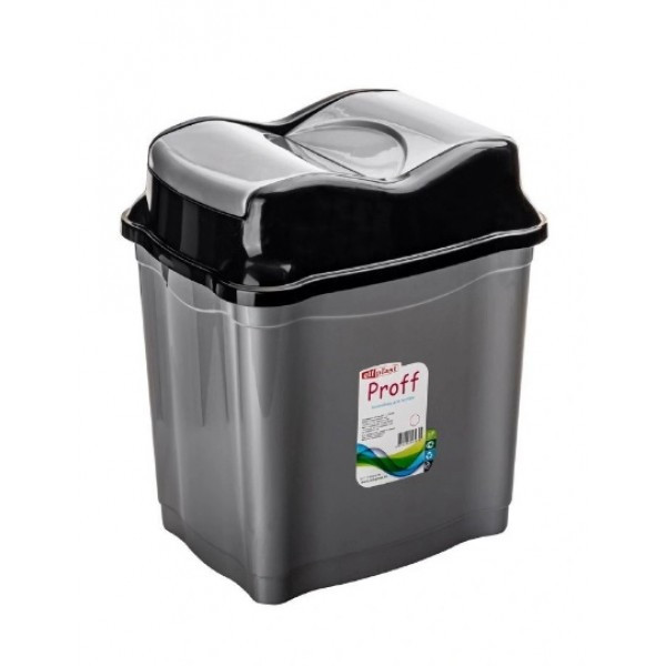 Контейнер для мусора Proff 5 л, Цвет контейнера Proff Серый - фото 1 - id-p180539703