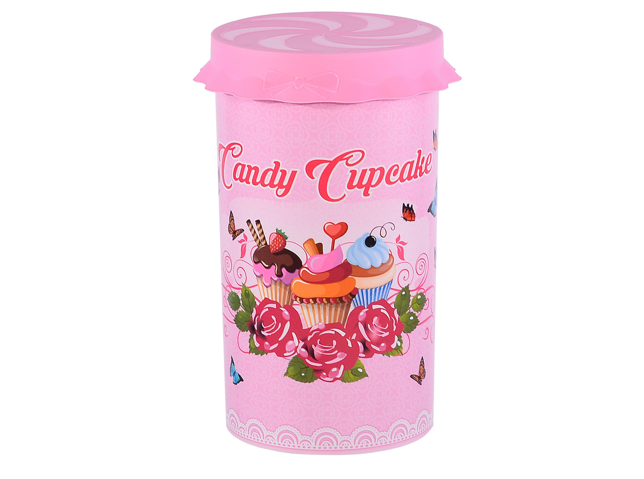 Контейнер Candy № 3 круглый, Цвет контейнера №3 Розовый - фото 2 - id-p180539888
