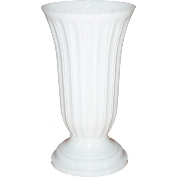 Ваза для цветов Лилия 16 см, Цвет вазы Лилия Белый - фото 1 - id-p180539943