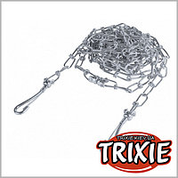 Цепь для собак "Trixie" металлическая с карабином 5м/3мм