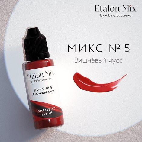 Пигмент Etalon Mix Микс №5 Вишневый мусс 5мл - фото 1 - id-p180562308