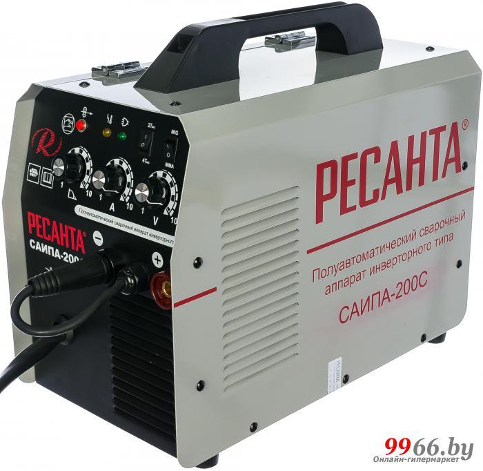 Профессиональный сварочный аппарат полуавтомат Ресанта САИПА-200C ручной электродный сварочник сварка