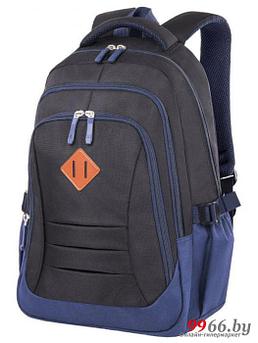 Детский школьный рюкзак подростковый ранец NS43 синий ученический для школы старшеклассника подростка мальчика