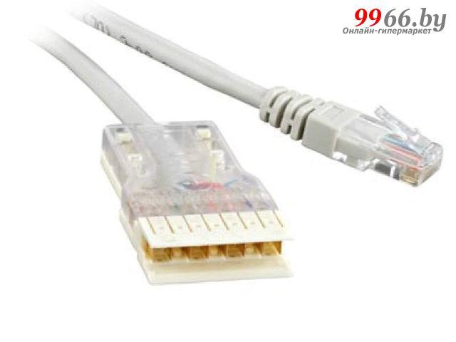 Сетевой кабель Hyperline 110 cat.5e 1m Grey PC-110-RJ45-4P-C5e-1M-LSZH-GY