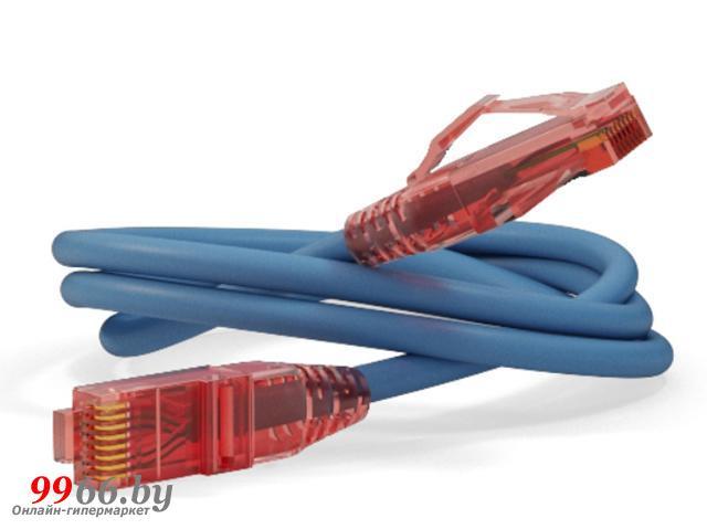 Сетевой кабель Hyperline UTP cat.5e 5m Blue PC-LPM-UTP-RJ45-RJ45-C5e-5M-LSZH-BL