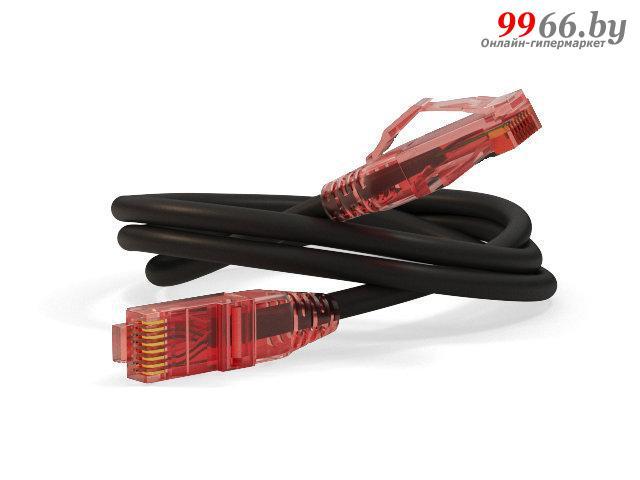 Сетевой кабель Hyperline UTP cat.5e 3m Black PC-LPM-UTP-RJ45-RJ45-C5e-3M-LSZH-BK