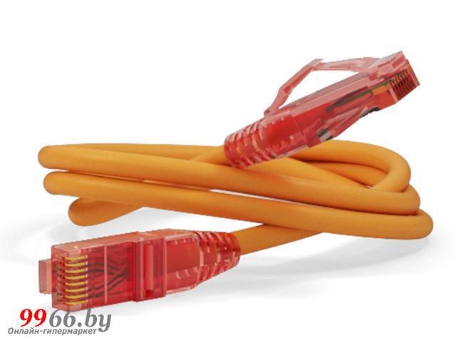 Сетевой кабель Hyperline UTP cat.5e 5m Orange PC-LPM-UTP-RJ45-RJ45-C5e-5M-LSZH-OR