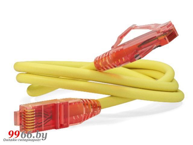 Сетевой кабель Hyperline UTP cat.5e 5m Yellow PC-LPM-UTP-RJ45-RJ45-C5e-5M-LSZH-YL