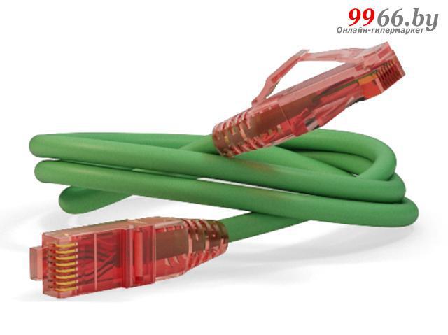 Сетевой кабель Hyperline UTP cat.5e 3m Green PC-LPM-UTP-RJ45-RJ45-C5e-3M-LSZH-GN