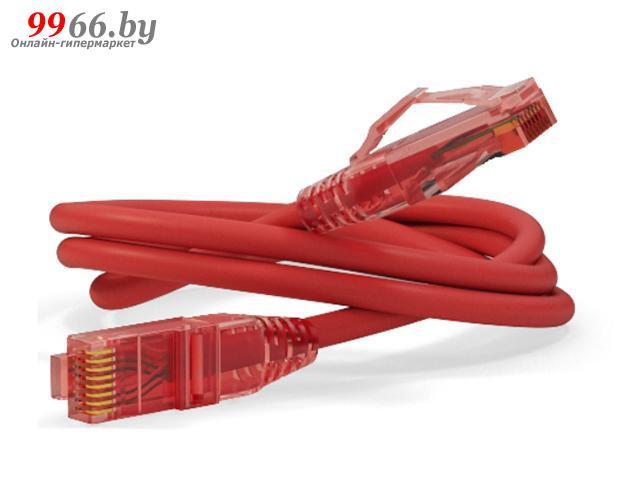Сетевой кабель Hyperline UTP cat.5e 3m Red PC-LPM-UTP-RJ45-RJ45-C5e-3M-LSZH-RD