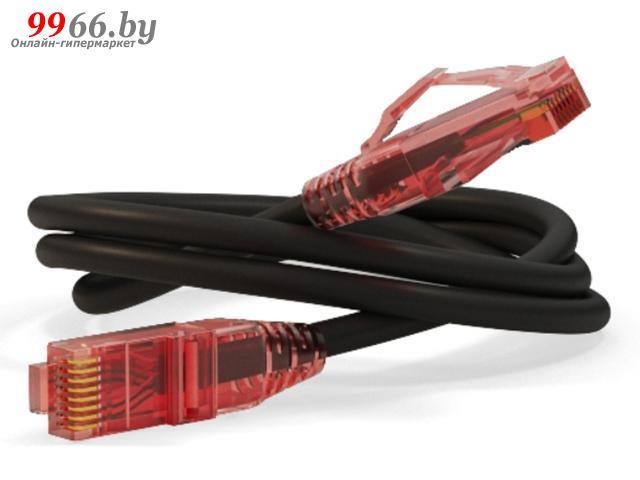 Сетевой кабель Hyperline UTP cat.5e 5m Black PC-LPM-UTP-RJ45-RJ45-C5e-5M-LSZH-BK