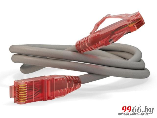 Сетевой кабель Hyperline UTP cat.5e 5m Grey PC-LPM-UTP-RJ45-RJ45-C5e-5M-LSZH-GY