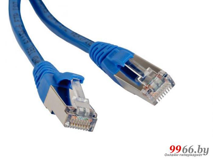 Сетевой кабель Hyperline F/UTP cat.5e 10m Blue PC-LPM-STP-RJ45-RJ45-C5e-10M-LSZH-BL